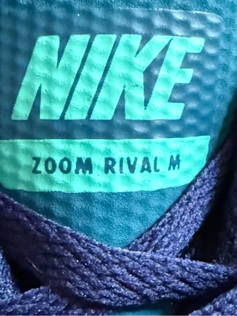 Nike Men’s‎ Teal and Navy Track No Spikes 12 AH1020-300